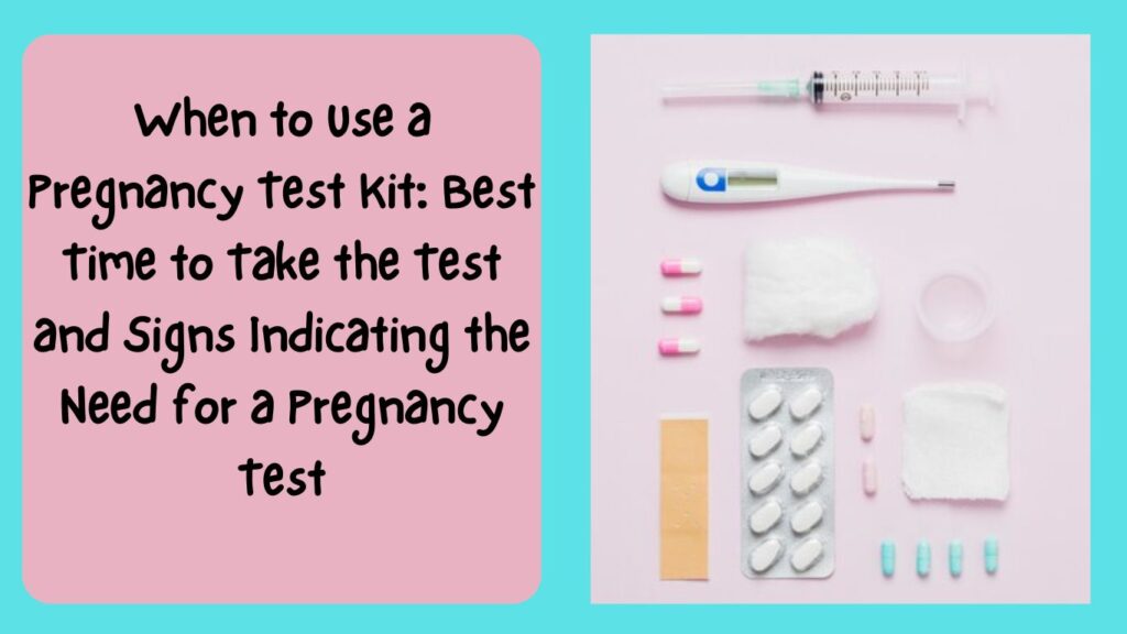 Test kit for pregnancy